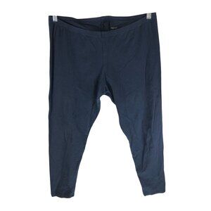 J. Peterman Womens Navy Blue Leggings Cotton & Spandex XL